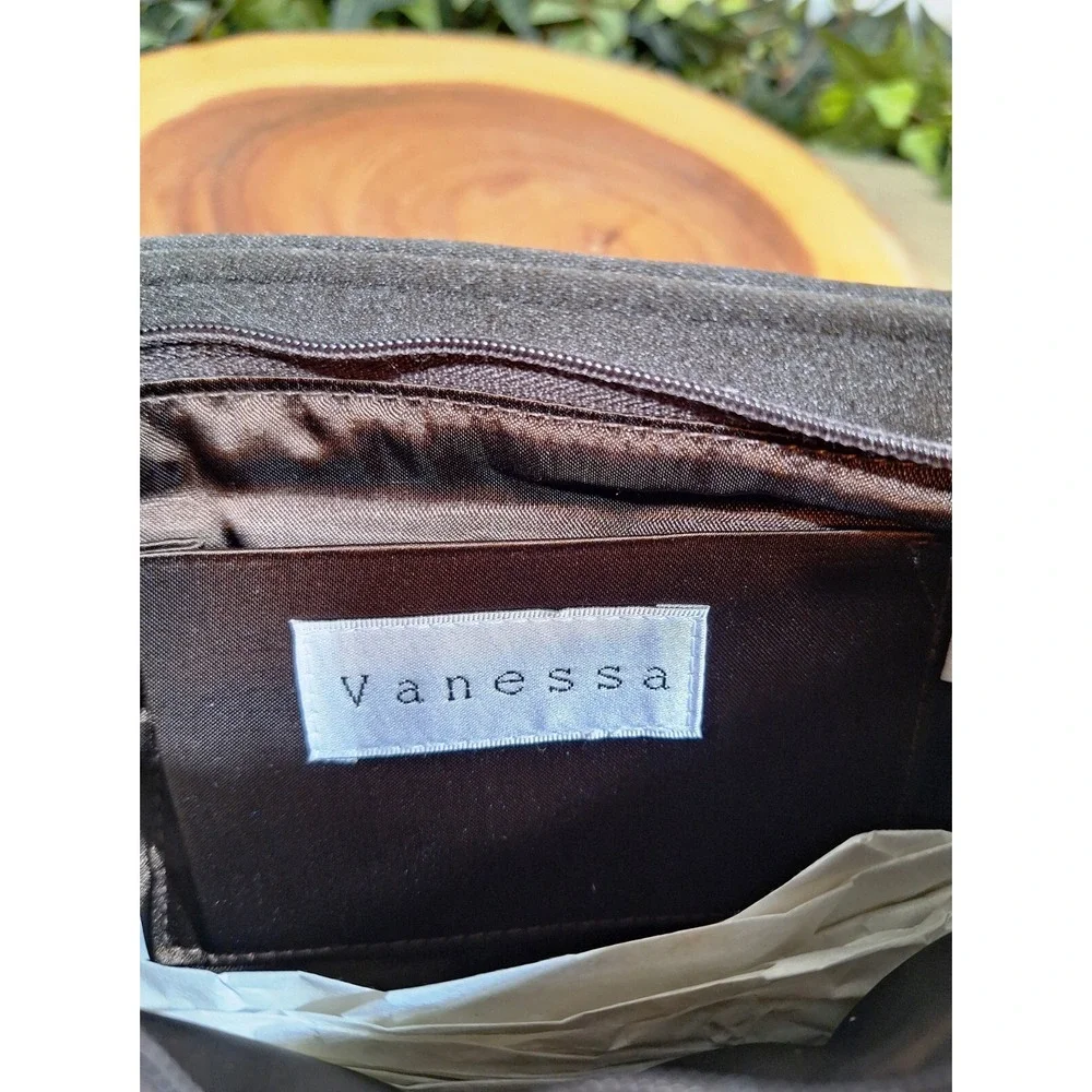 Vanessa Handbags Amber Jeweled Clutch Purse